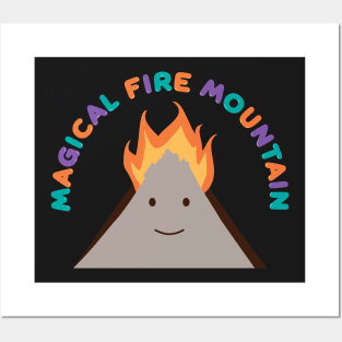 Magical Fire Mountain Posters and Art